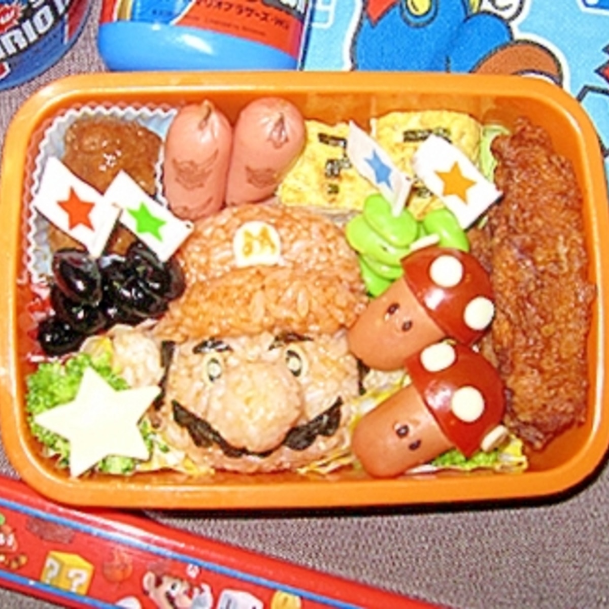 キャラ弁 息子大喜びのマリオ弁当 マリオ レシピ 作り方 By c c Lemon 楽天レシピ キャラ弁 息子大喜びのマリオ弁当 マリオ レシピ 作り方 By c c Lemon 楽天レシピ